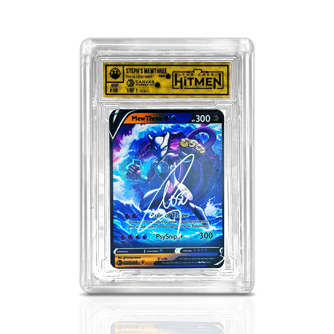 pokemon mewthree card Steph's MewThree 1/1 – The Case Hitmen