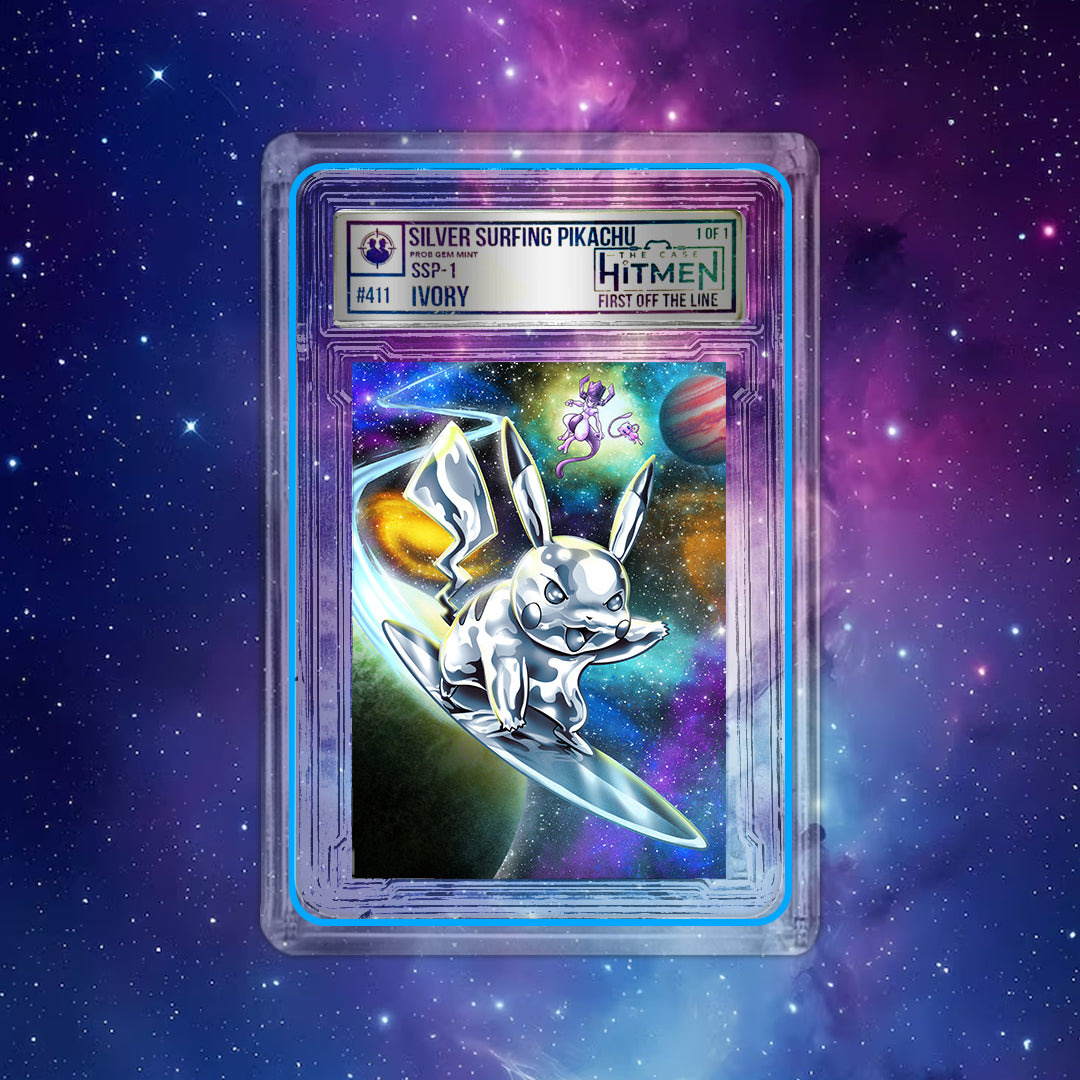 Silver Surfing Pikachu