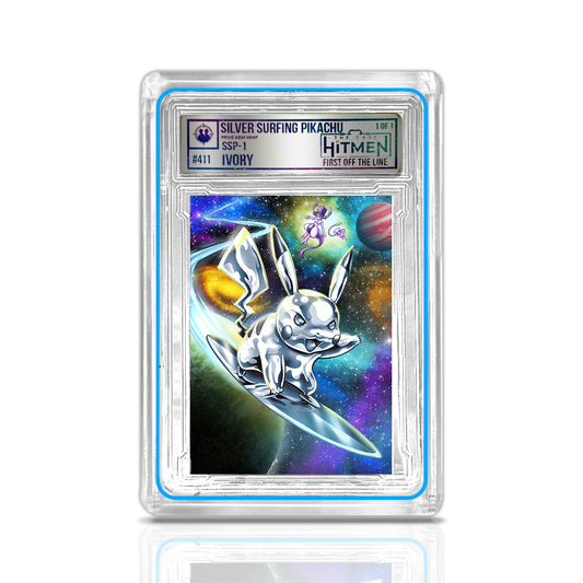 Silver Surfing Pikachu