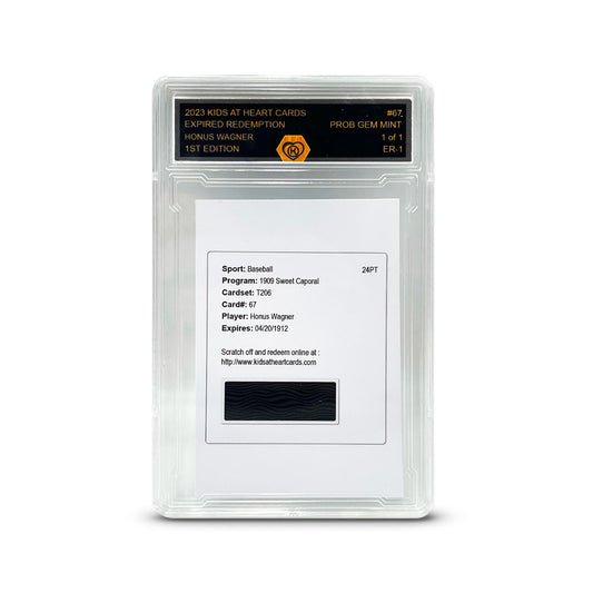 Expired Honus Wagner Redemption